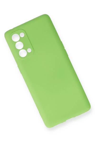 Reno 5 Pro Kılıf First Silikon - Yeşil