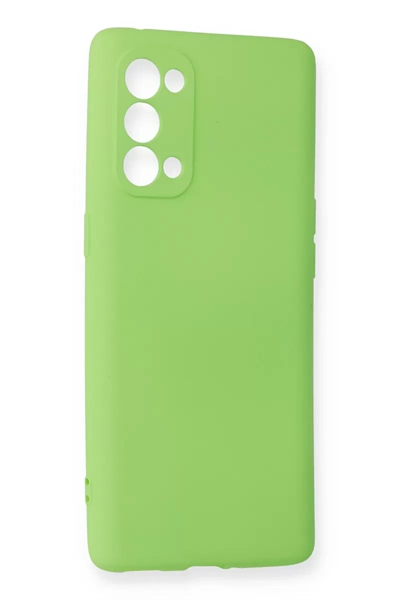 Reno 5 Pro Kılıf First Silikon - Yeşil