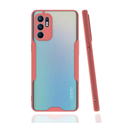Reno 6 Kılıf Platin Silikon - Pembe