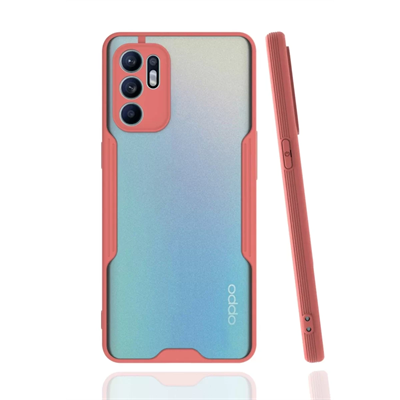 Reno 6 Kılıf Platin Silikon - Pembe