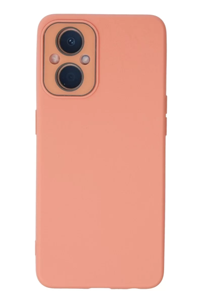 Reno 7 Lİte Kılıf Lansman Glass Kapak - Pembe