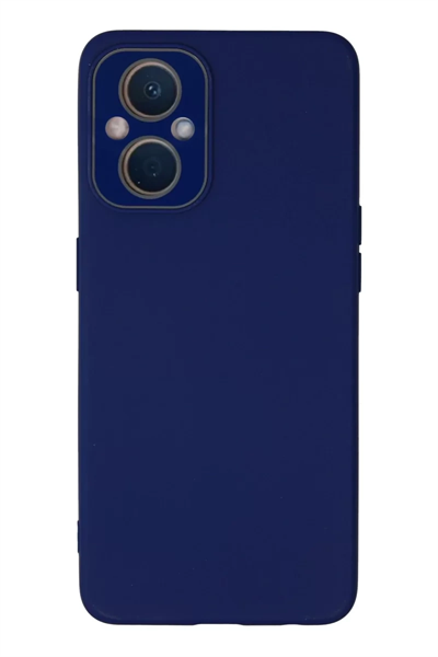 Reno 7 Lite Kılıf Lansman Glass Kapak - Sky Blue