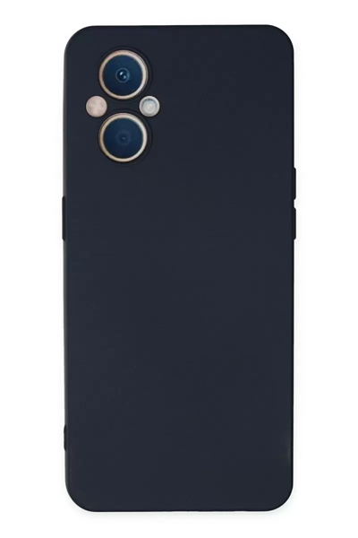 Reno 7 Lite Kılıf Nano içi Kadife Silikon - Lacivert