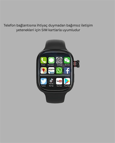 SIM Kartlı GPS Destekli Akıllı Saat Sesli Görüşmeli
