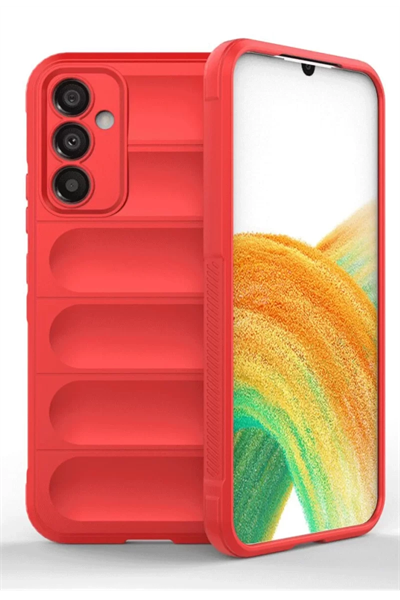 Samsung A36 Kılıf Optimum Silikon - Kırmızı