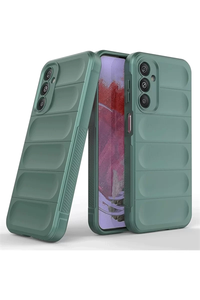 Samsung A36 Kılıf Optimum Silikon - Koyu Yeşil