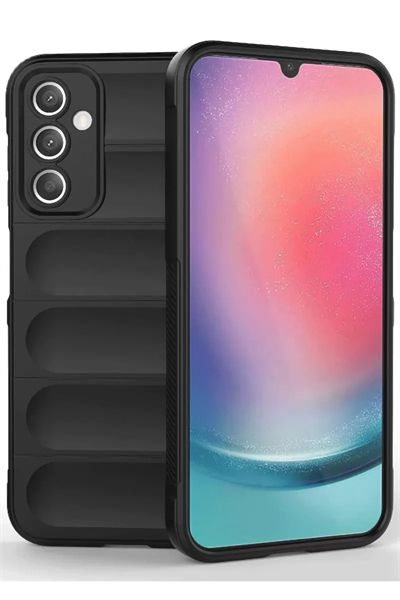 Samsung A36 Kılıf Optimum Silikon - Siyah
