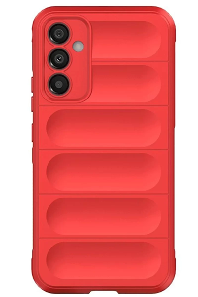 Samsung A56 Kılıf Optimum Silikon - Kırmızı