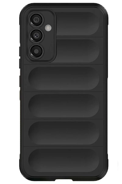 Samsung A56 Kılıf Optimum Silikon - Siyah