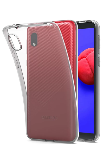 Samsung Galaxy A01 Core Kılıf Lüx Şeffaf Silikon