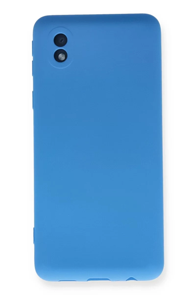 Samsung Galaxy A01 Core Kılıf Nano içi Kadife Silikon - Mavi
