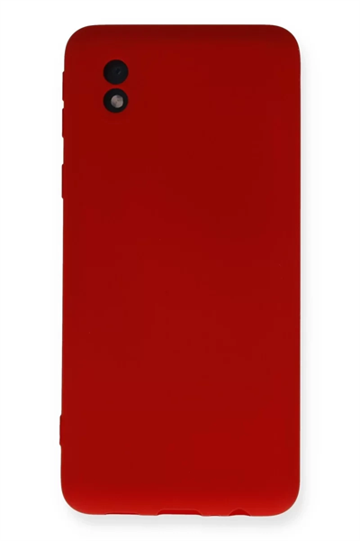 Samsung Galaxy A01 Core Kılıf Nano içi Kadife Silikon - Kırmızı