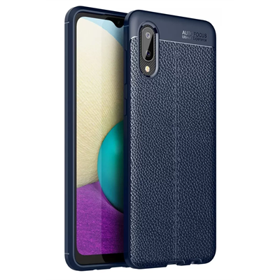 Samsung Galaxy A02 Kılıf Auto Focus Kapak - Lacivert