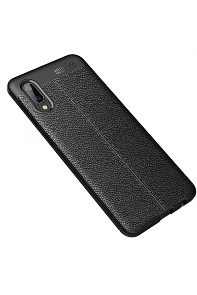 Samsung Galaxy A02 Kılıf Auto Focus Kapak - Siyah