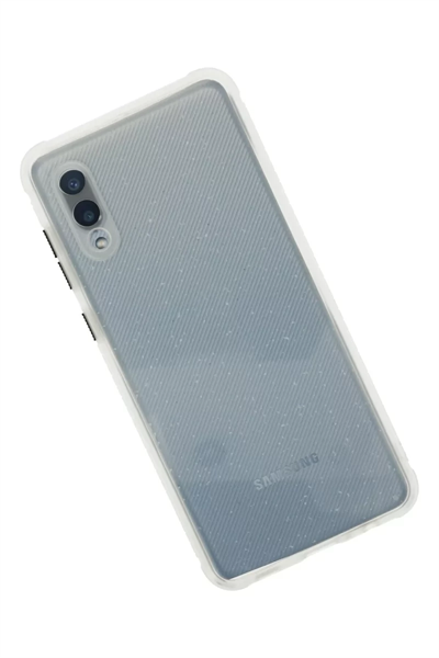 Samsung Galaxy A02 Kılıf Miami Şeffaf Silikon - Şeffaf