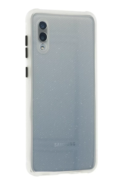 Samsung Galaxy A02 Kılıf Miami Şeffaf Silikon - Şeffaf