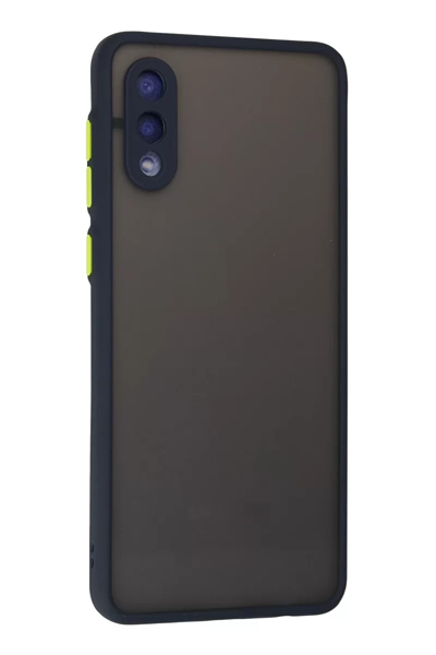 Samsung Galaxy A02 Kılıf Montreal Silikon Kapak - Lacivert