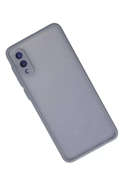 Samsung Galaxy A02 Kılıf Montreal Silikon Kapak - Gri