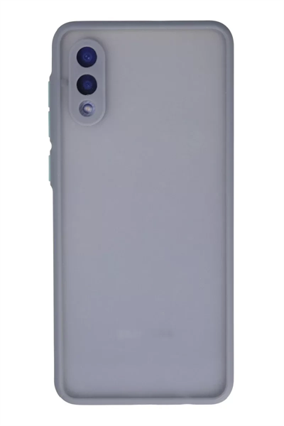 Samsung Galaxy A02 Kılıf Montreal Silikon Kapak - Gri