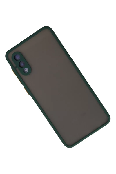 Samsung Galaxy A02 Kılıf Montreal Silikon Kapak - Yeşil