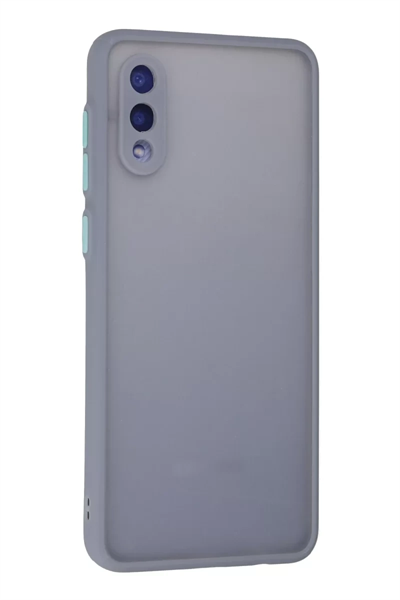 Samsung Galaxy A02 Kılıf Montreal Silikon Kapak - Gri