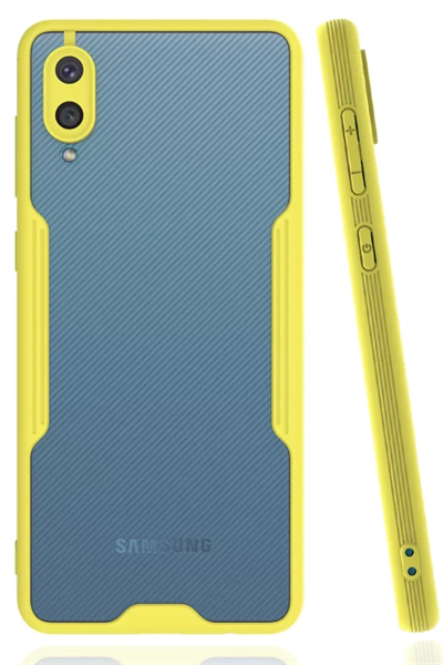 Samsung Galaxy A02 Kılıf Platin Silikon - Sarı