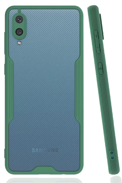 Samsung Galaxy A02 Kılıf Platin Silikon - Yeşil