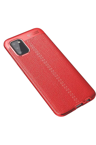 Samsung Galaxy A02S Kılıf Auto Focus Kapak - Kırmızı