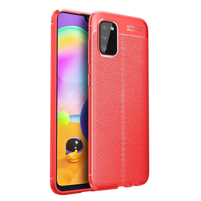 Samsung Galaxy A02S Kılıf Auto Focus Kapak - Kırmızı