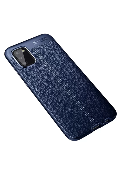 Samsung Galaxy A02S Kılıf Auto Focus Kapak - Lacivert