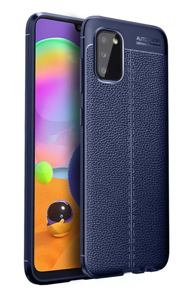 Samsung Galaxy A02S Kılıf Auto Focus Kapak - Lacivert