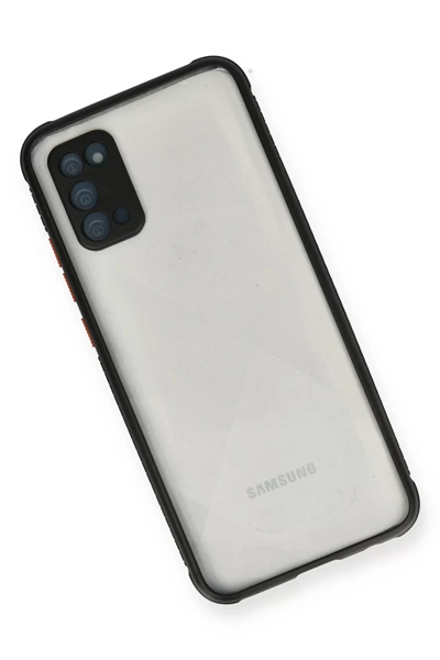 Samsung Galaxy A02S Kılıf Miami Şeffaf Silikon - Siyah
