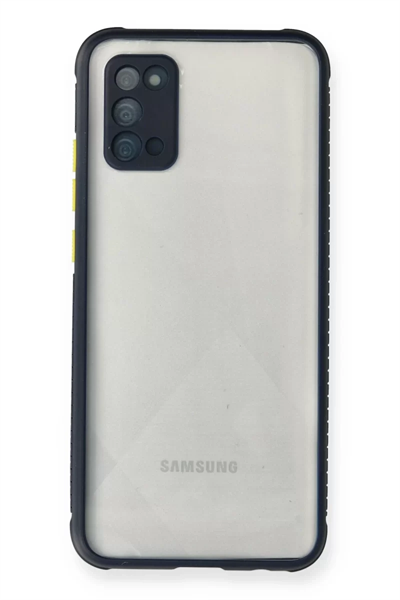 Samsung Galaxy A02S Kılıf Miami Şeffaf Silikon - Lacivert