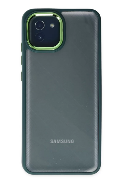 Samsung Galaxy A03 Kılıf Dora Kapak - Haki Yeşil