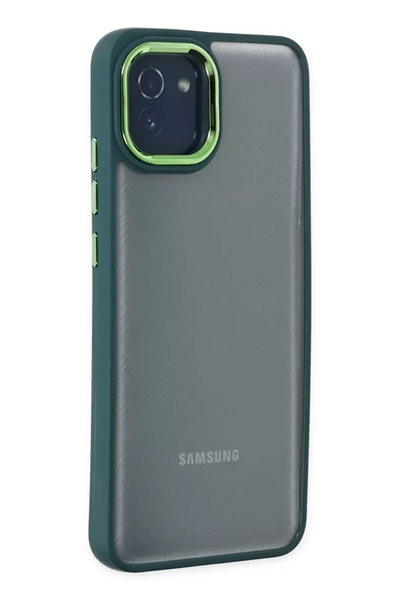 Samsung Galaxy A03 Kılıf Dora Kapak - Haki Yeşil