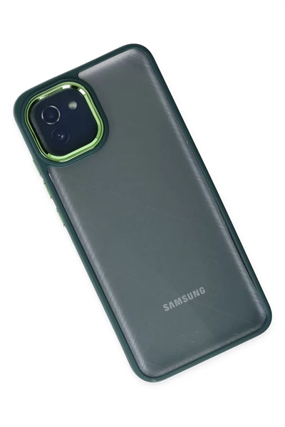 Samsung Galaxy A03 Kılıf Dora Kapak - Haki Yeşil