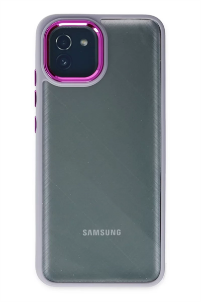 Samsung Galaxy A03 Kılıf Dora Kapak - Lila