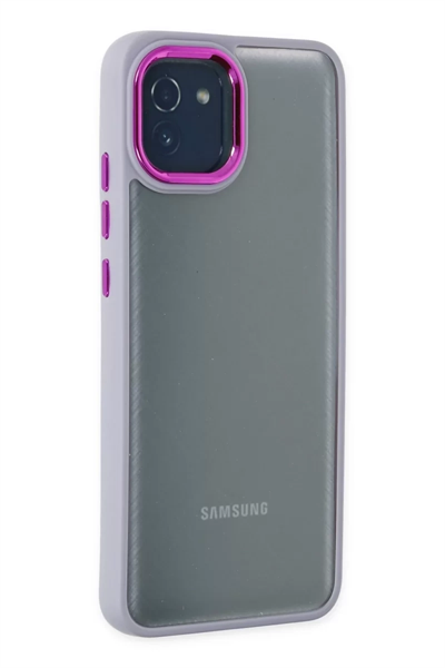 Samsung Galaxy A03 Kılıf Dora Kapak - Lila
