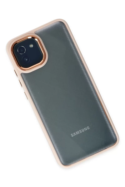 Samsung Galaxy A03 Kılıf Dora Kapak - Pudra
