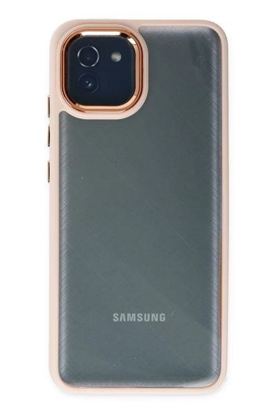 Samsung Galaxy A03 Kılıf Dora Kapak - Pudra