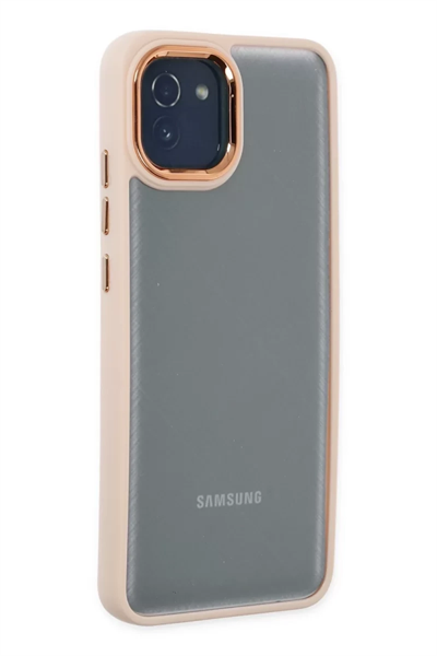 Samsung Galaxy A03 Kılıf Dora Kapak - Pudra