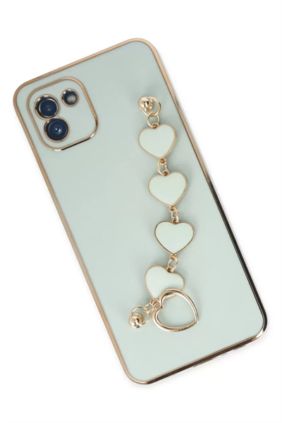 Samsung Galaxy A03 Kılıf Esila Silikon - Su Yeşili