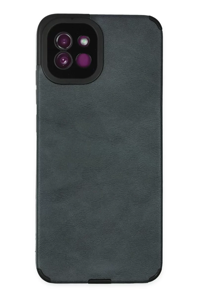 Samsung Galaxy A03 Kılıf Loop Deri Silikon - Lacivert