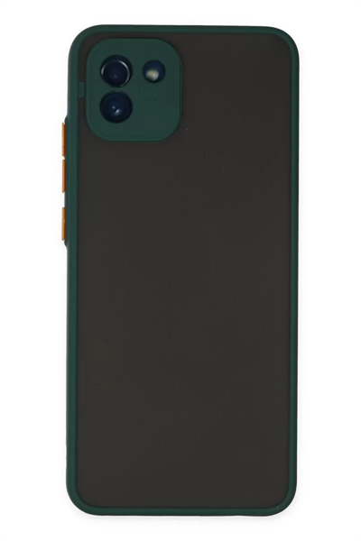 Samsung Galaxy A03 Kılıf Montreal Silikon Kapak - Yeşil