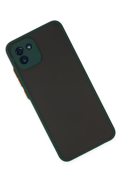 Samsung Galaxy A03 Kılıf Montreal Silikon Kapak - Yeşil