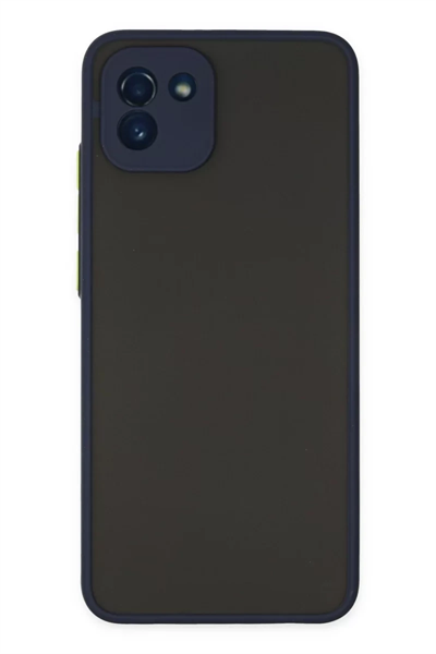 Samsung Galaxy A03 Kılıf Montreal Silikon Kapak - Lacivert