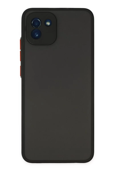 Samsung Galaxy A03 Kılıf Montreal Silikon Kapak - Siyah