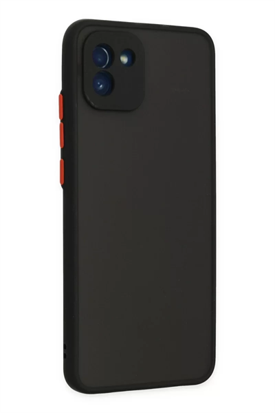 Samsung Galaxy A03 Kılıf Montreal Silikon Kapak - Siyah