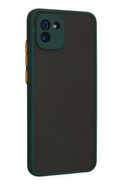 Samsung Galaxy A03 Kılıf Montreal Silikon Kapak - Yeşil