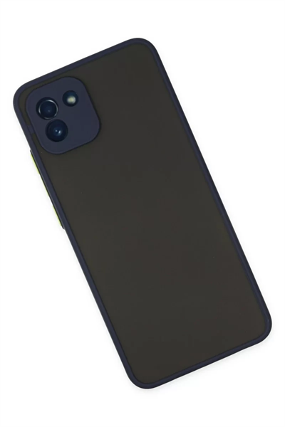 Samsung Galaxy A03 Kılıf Montreal Silikon Kapak - Lacivert